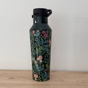 Rifle Paper Co. Corkcicle Peacock 20oz Sport Canteen, Insulated Water Bottle